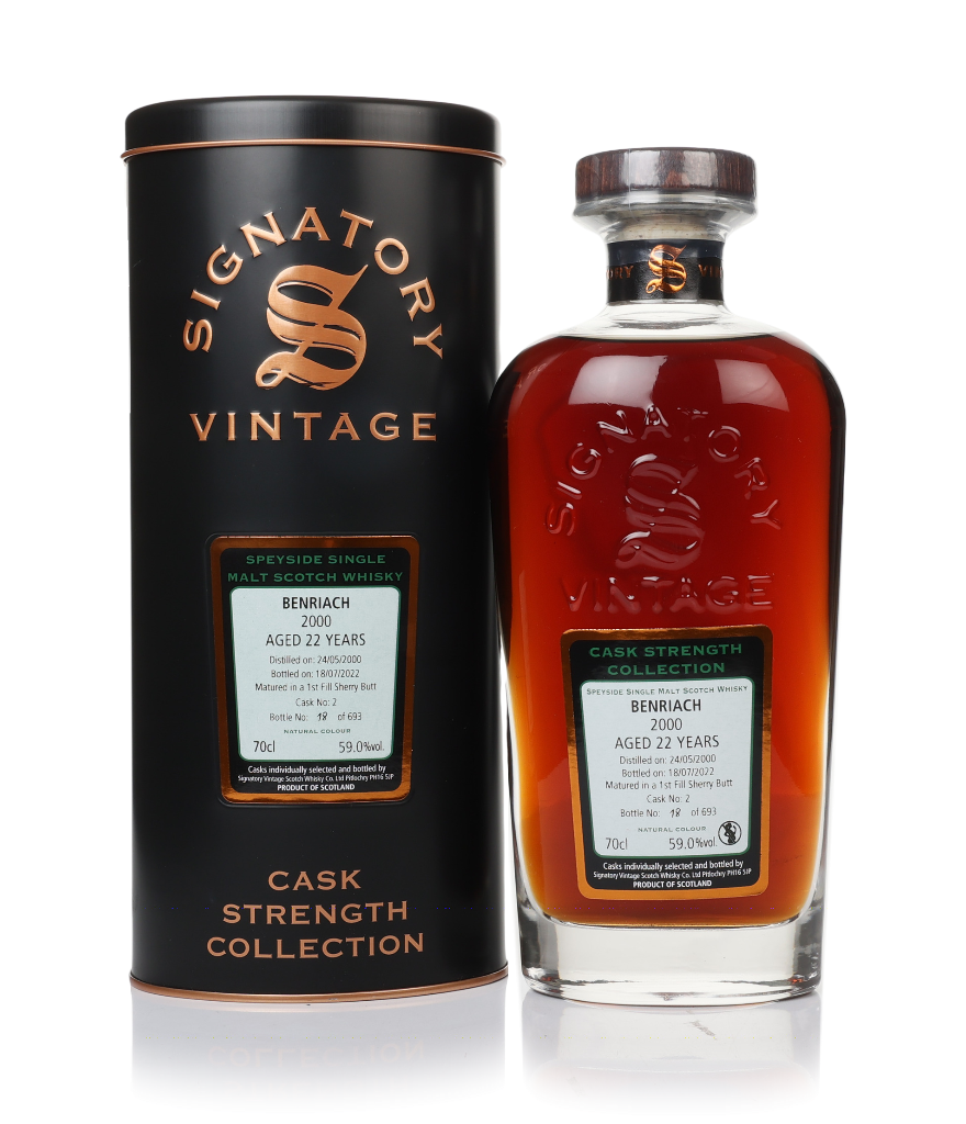 Benriach 22 Year Old 2000 (cask 2) - Cask Strength Collection (Signatory) 70cl product image
