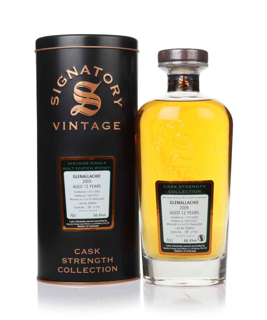 GlenAllachie 12 Year Old 2009 (cask 900859) - Cask Strength Collection (Signatory) 70cl product image