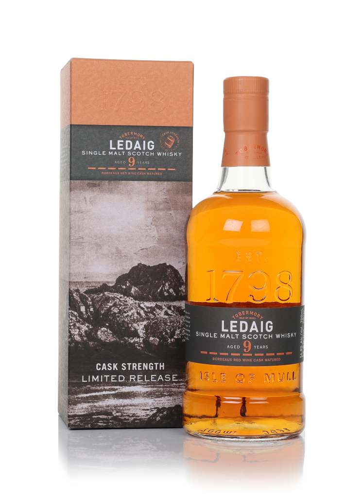 Ledaig 9 Year Old  Bordeaux Red Wine Cask Matured 70cl product image