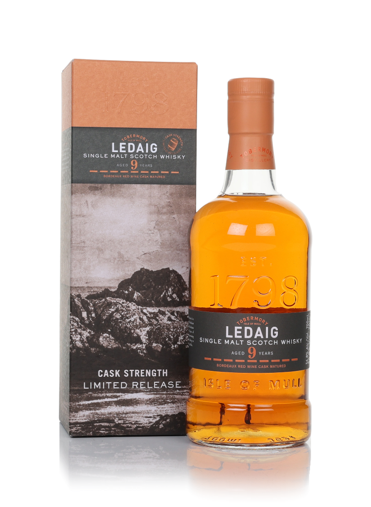 Ledaig 9 Year Old  Bordeaux Red Wine Cask Matured 70cl product image