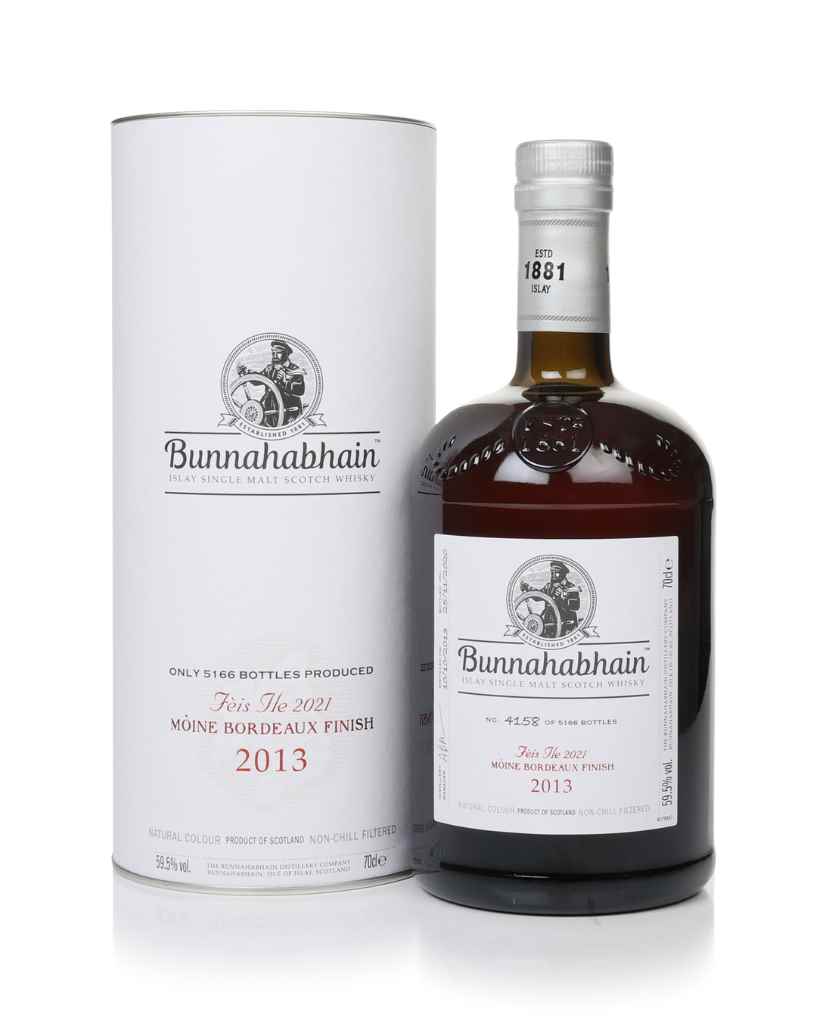 Bunnahabhain 7 Year Old 2013 Mòine Bordeaux Finish - Fèis Ìle 2021 70cl product image