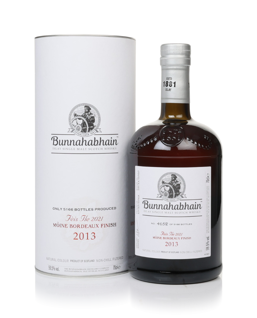 Bunnahabhain 7 Year Old 2013 Mòine Bordeaux Finish - Fèis Ìle 2021 70cl product image