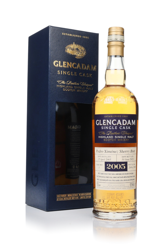 Glencadam 16 Year Old 2005 (cask 1) - Pedro Ximenez Sherry Butt 70cl product image