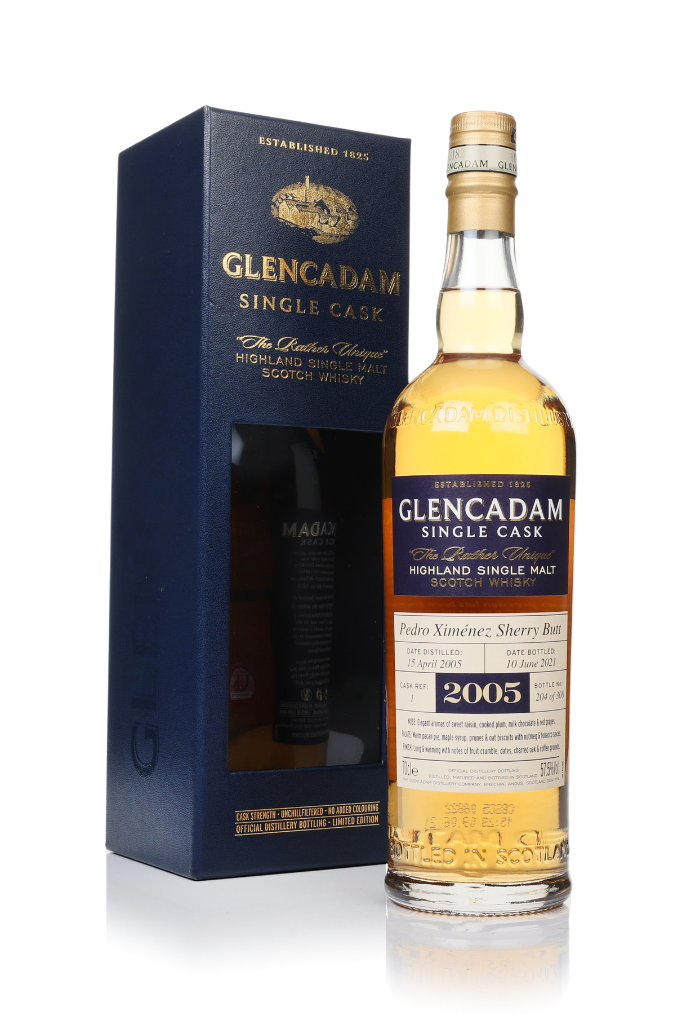 Glencadam 16 Year Old 2005 (cask 1) - Pedro Ximenez Sherry Butt 70cl product image