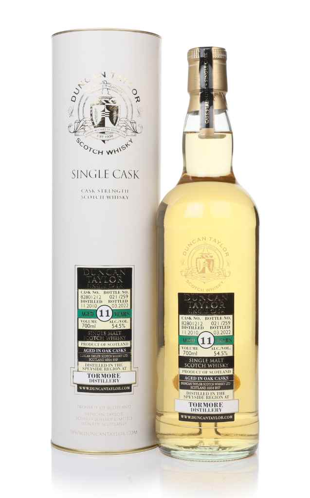 Tormore 11 Year Old 2010 (cask 82801212) - (Duncan Taylor) 70cl product image