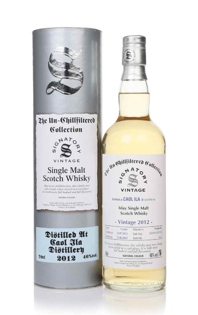 Caol Ila 9 Year Old 2012 (casks 322141 & 322155) Un-Chillfiltered Collection (Signatory) 70cl product image