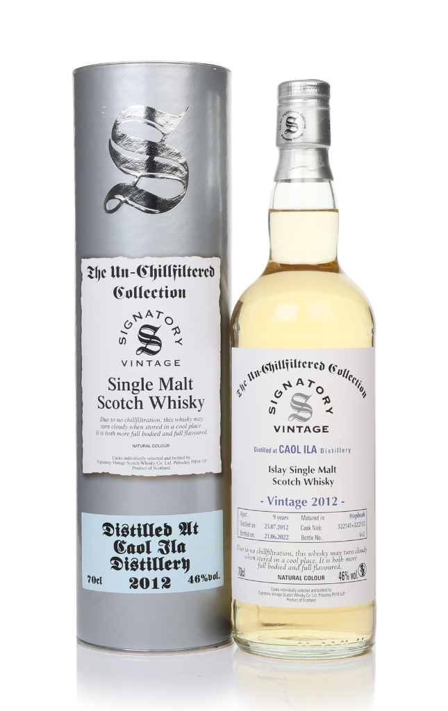 Caol Ila 9 Year Old 2012 (casks 322141 & 322155) Un-Chillfiltered Collection (Signatory) 70cl product image