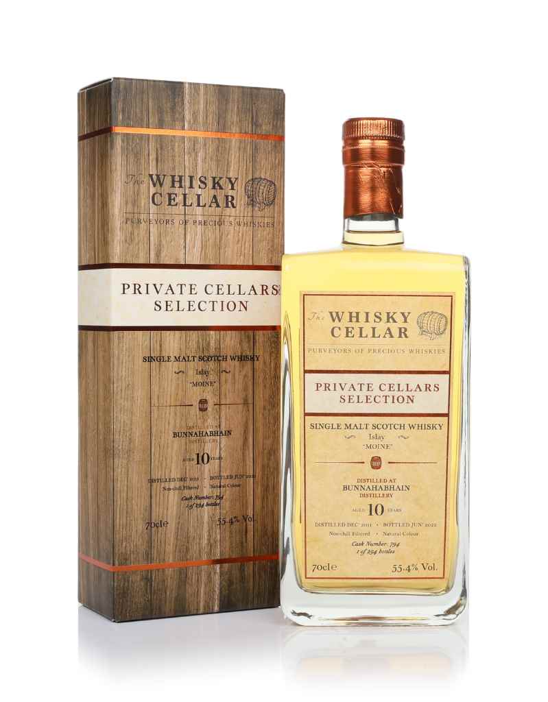 Bunnahabhain Mòine 10 Year Old (cask 794) - The Whisky Cellar 70cl product image