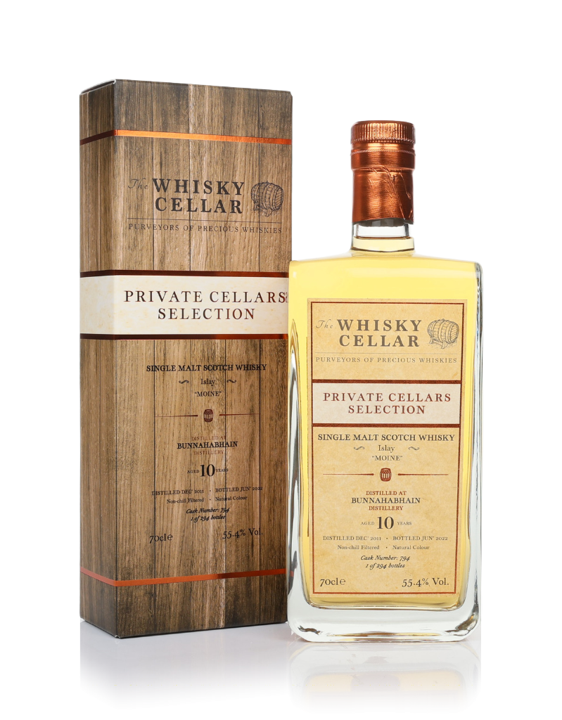 Bunnahabhain Mòine 10 Year Old (cask 794) - The Whisky Cellar 70cl product image