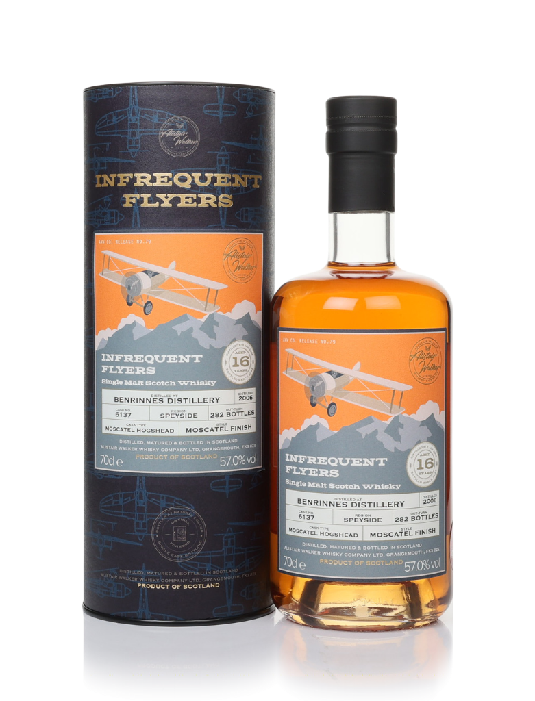 Benrinnes 16 Year Old 2006 (cask 6137) - Infrequent Flyers (Alistair Walker) 70cl product image