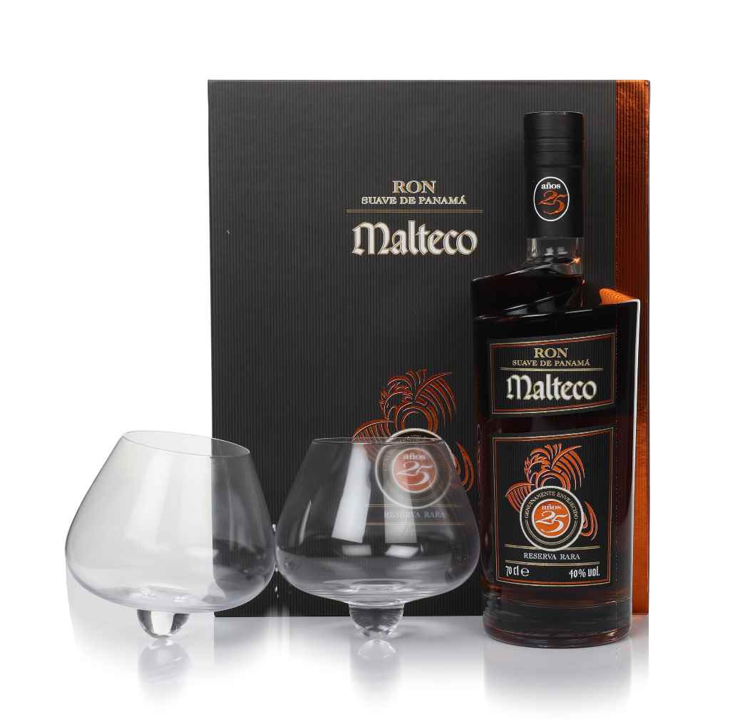 Ron Malteco 25 Year Old Reserva Rara (with 2x Glasses) 70cl product image