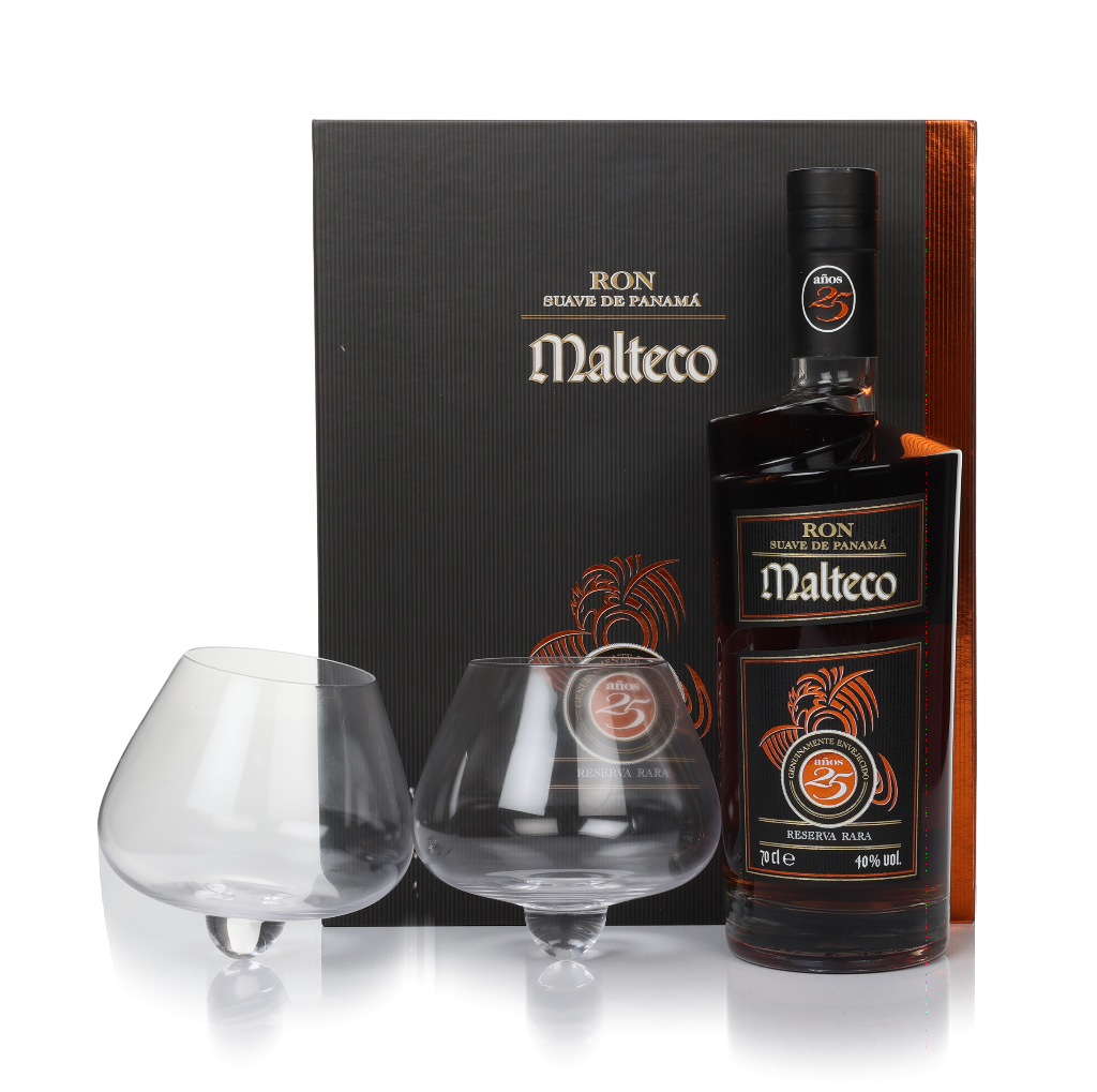Ron Malteco 25 Year Old Reserva Rara (with 2x Glasses) 70cl product image