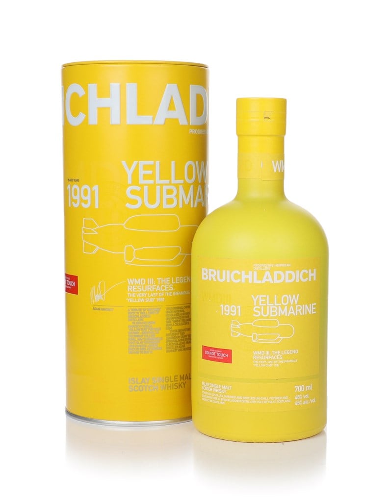 Bruichladdich 25 Year Old 1991 - WMD III Yellow Submarine The Legend Resurfaces 70cl product image