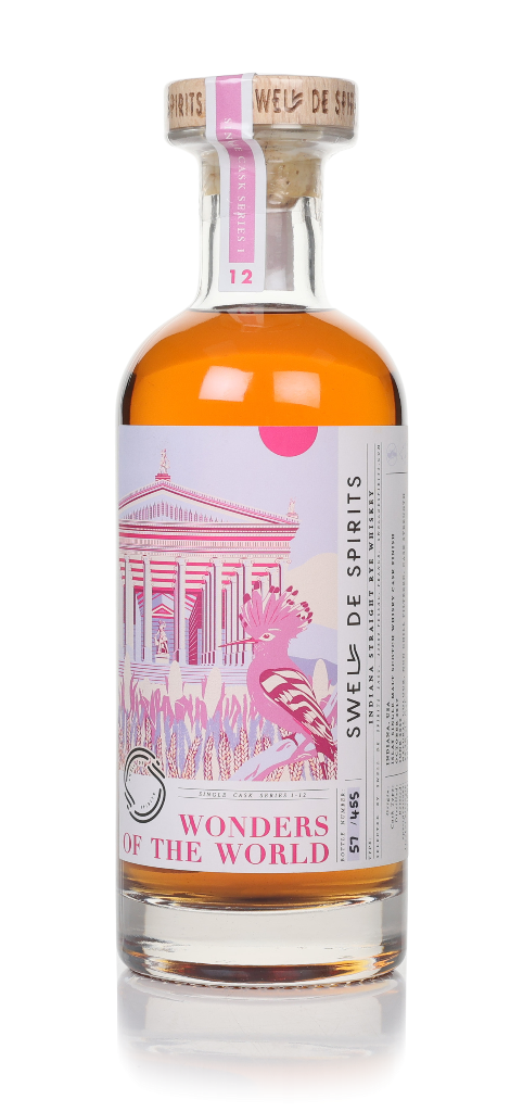 Indiana Straight Rye 2017 (bottled 2022) - Wonders of the World (Swell de Spirits) 50cl product image