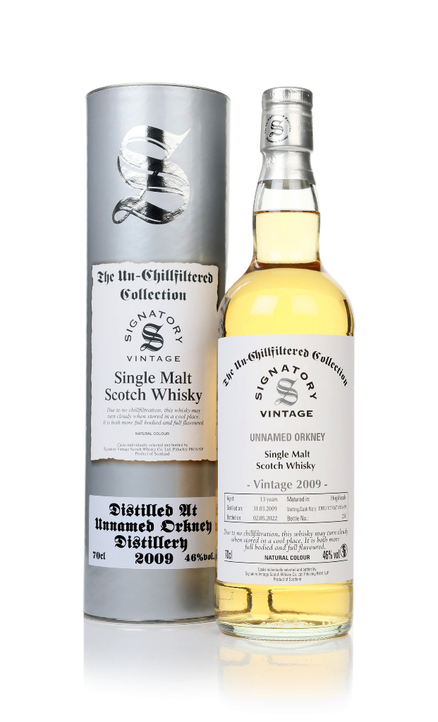Unnamed Orkney 13 Year Old 2009 (casks DRU17/A67 #18+19) - Un-Chillfiltered Collection (Signatory) 70cl product image