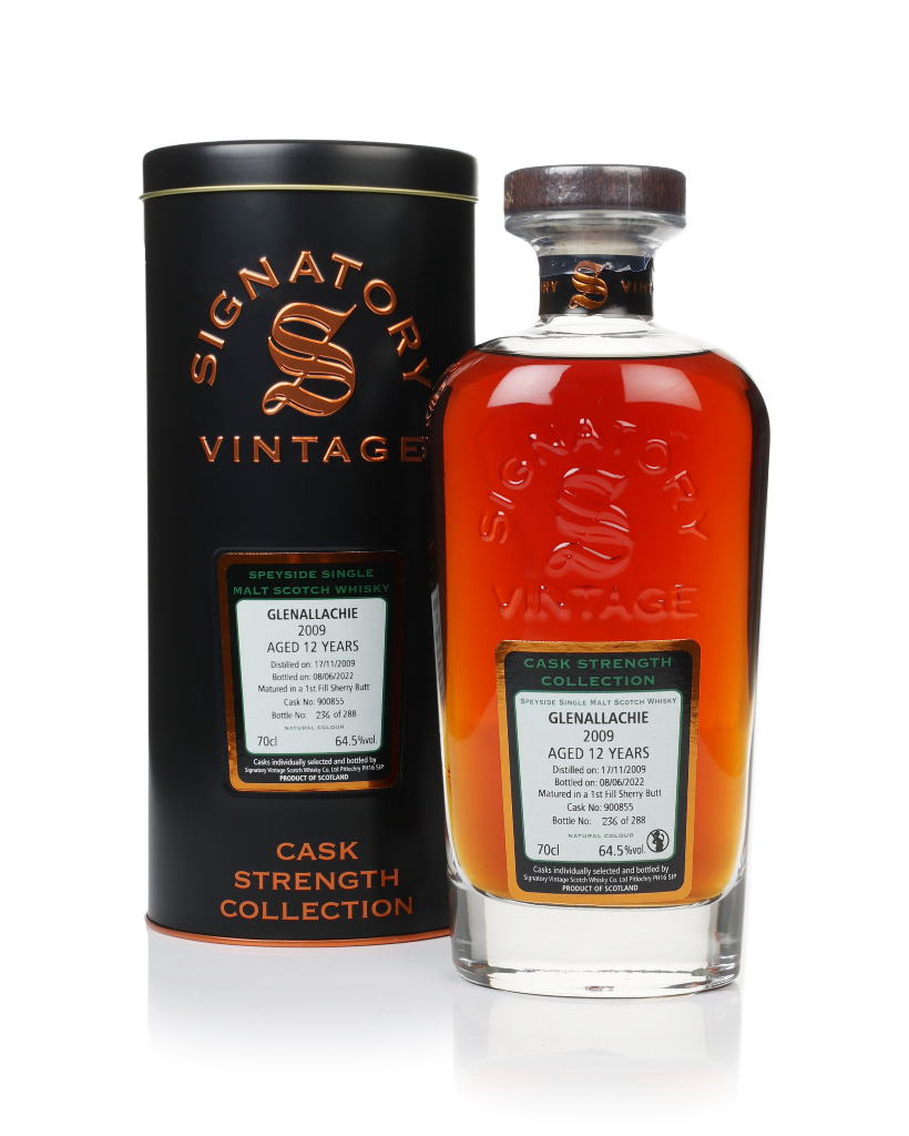 GlenAllachie 12 Year Old 2009 (cask 900855) - Cask Strength Collection (Signatory) 70cl product image