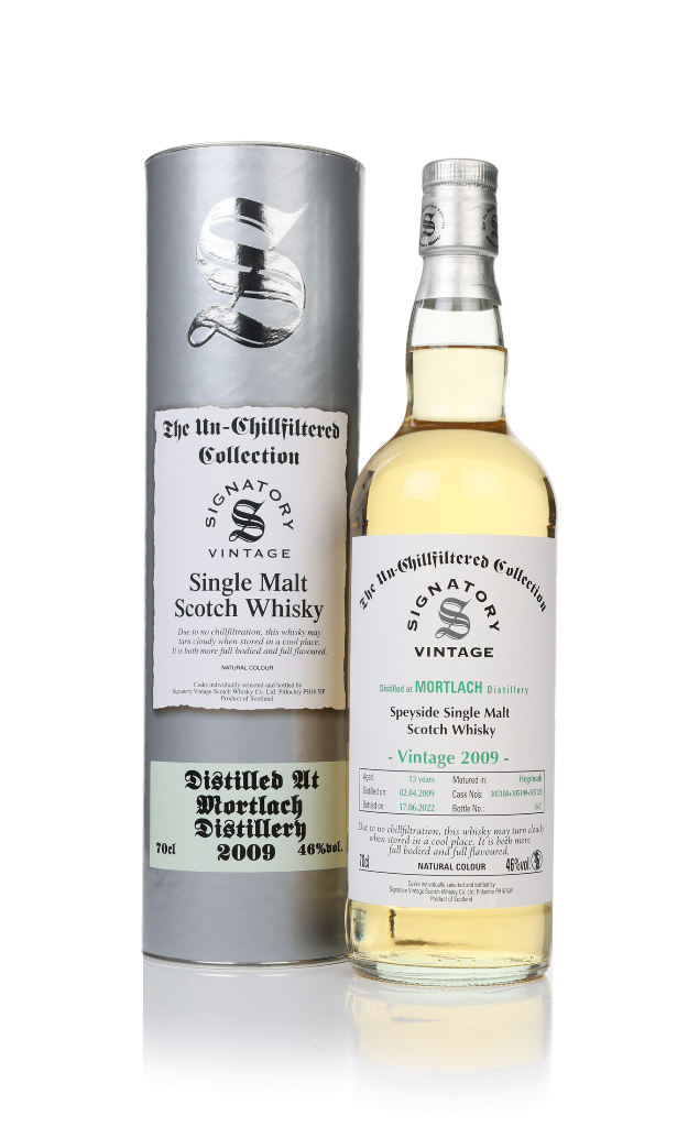 Mortlach 13 Year Old 2009 (casks 305108 & 305109 & 305120) - Un-Chillfiltered Collection (Signatory) 70cl product image