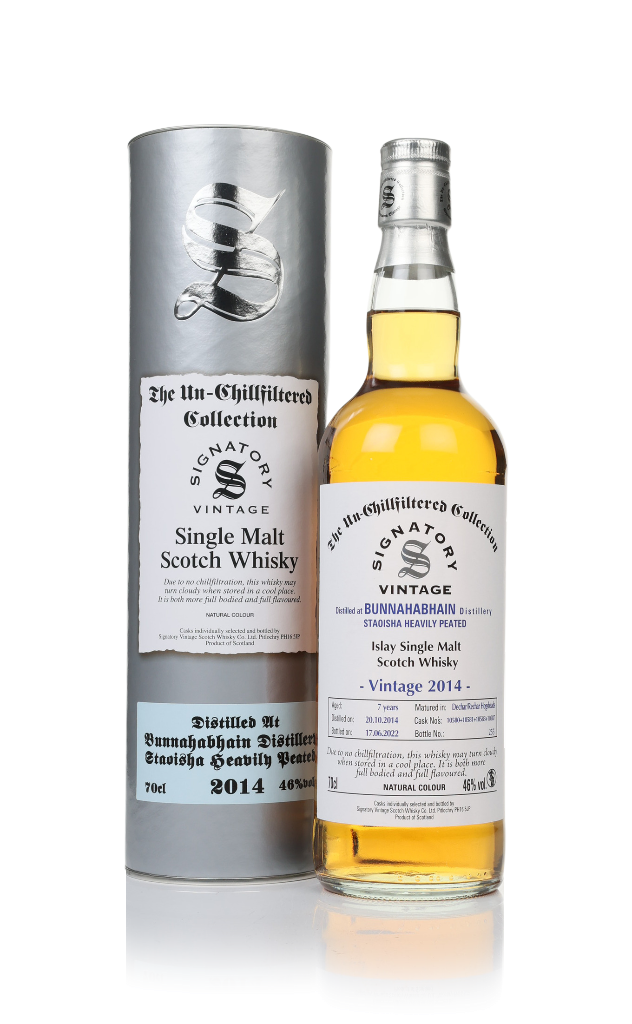 Staoisha 7 Year Old 2014 (casks 10580 & 10581 & 10583 & 10587) - Un-Chillfiltered Collection (Signatory) 70cl product image
