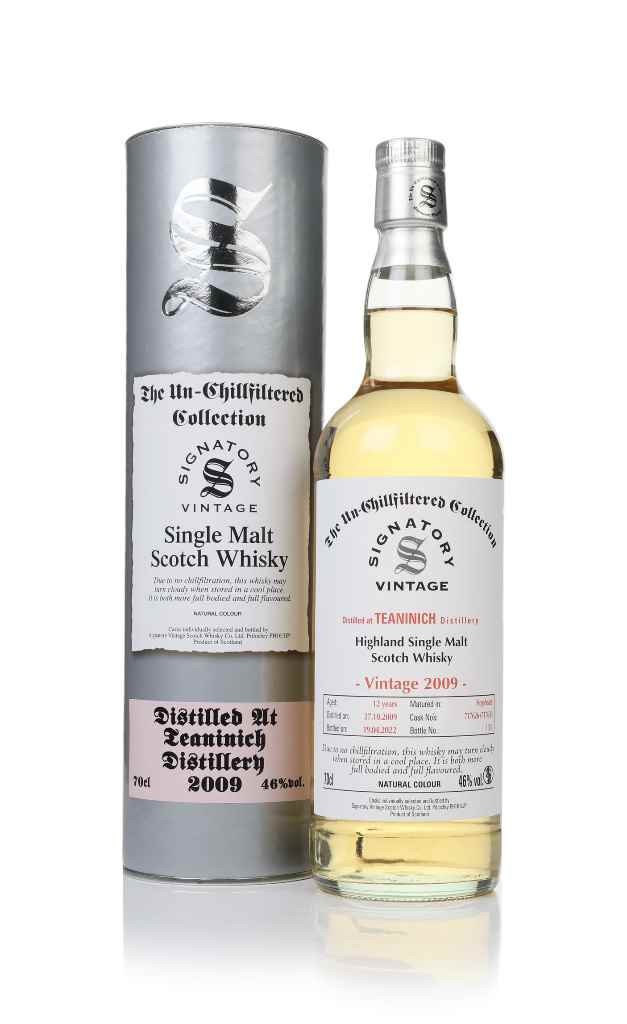 Teaninich 12 Year Old 2009 (casks 717626 & 717633) - Un-Chillfiltered Collection (Signatory) 70cl product image