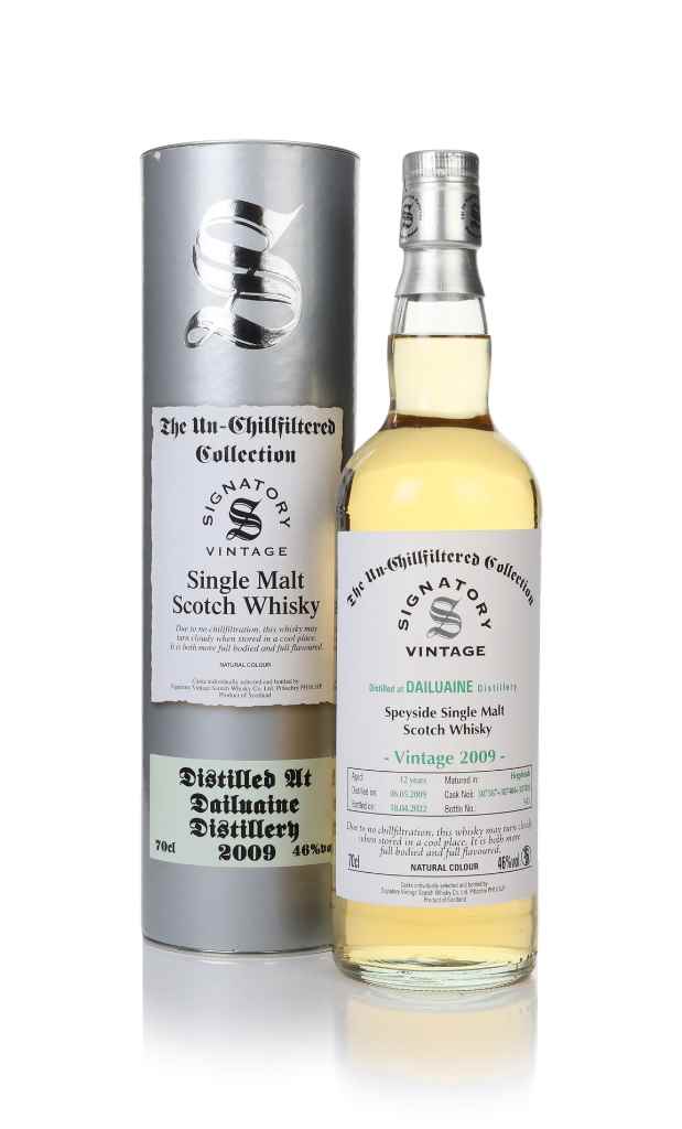 Dailuaine 12 Year Old 2009 (cask 307387 & 307404 & 307410) - Un-Chillfiltered Collection (Signatory) 70cl product image