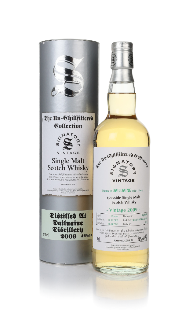 Dailuaine 12 Year Old 2009 (cask 307387 & 307404 & 307410) - Un-Chillfiltered Collection (Signatory) 70cl product image