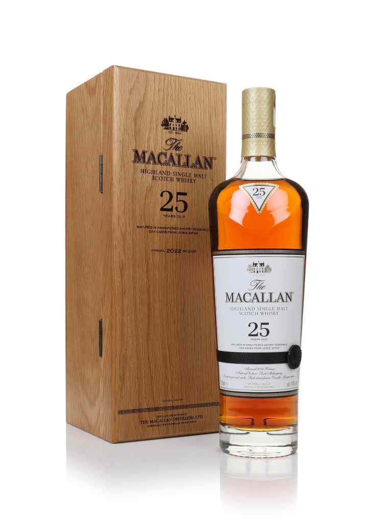 The Macallan 25 Year Old Sherry Oak (2022 Release) 70cl product image