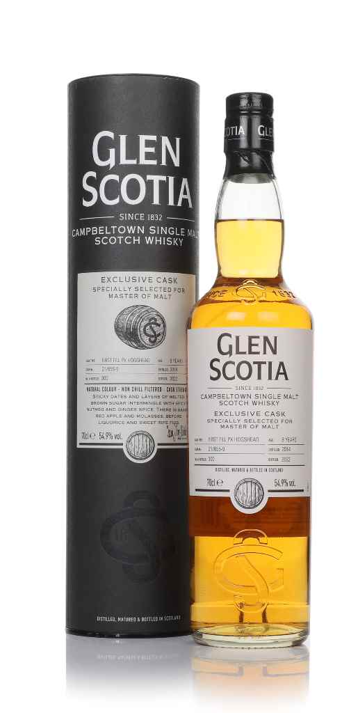 Glen Scotia 8 Year Old 2014 (cask 21/655-9) - Master of Malt Exclusive Cask 70cl product image