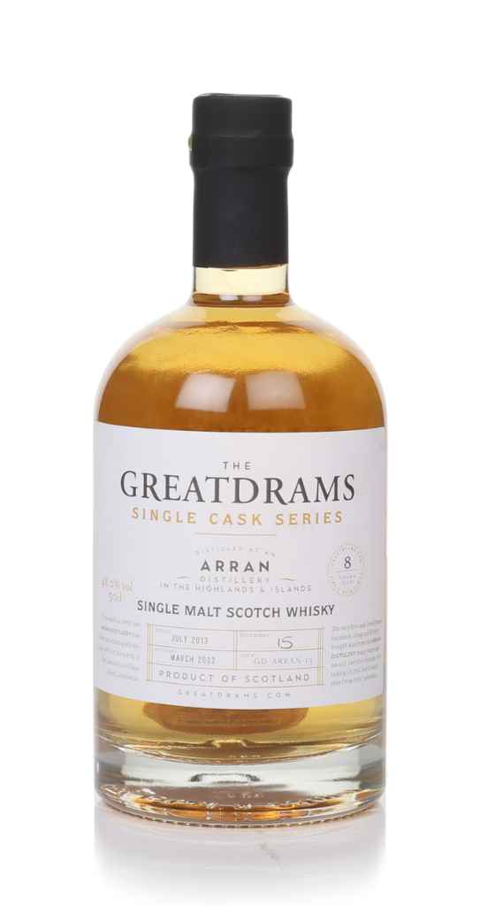 Arran 8 Year Old 2013 (cask GD-ARRAN-13) - Single Cask Series (GreatDrams) 50cl product image