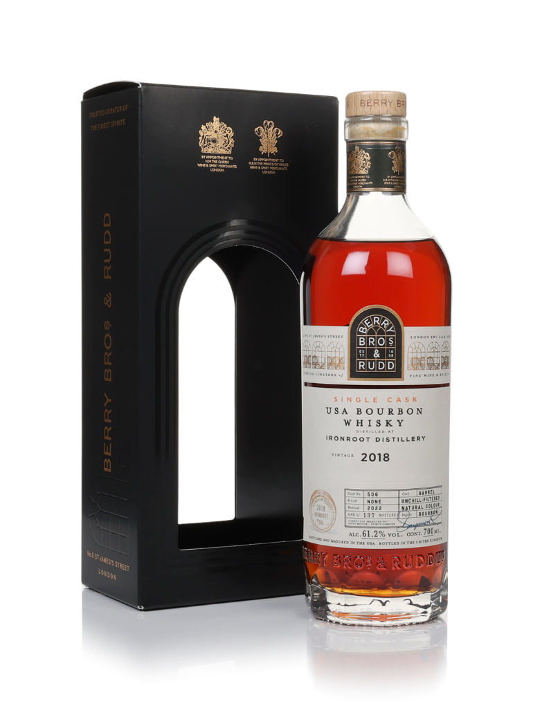 Ironroot 4 Year Old 2018 (cask 506) - Berry Bros. & Rudd 70cl product image