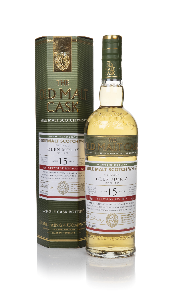 Glen Moray 15 Year Old 2007 (cask 17592) - Old Malt Cask  (Hunter Laing) 70cl product image