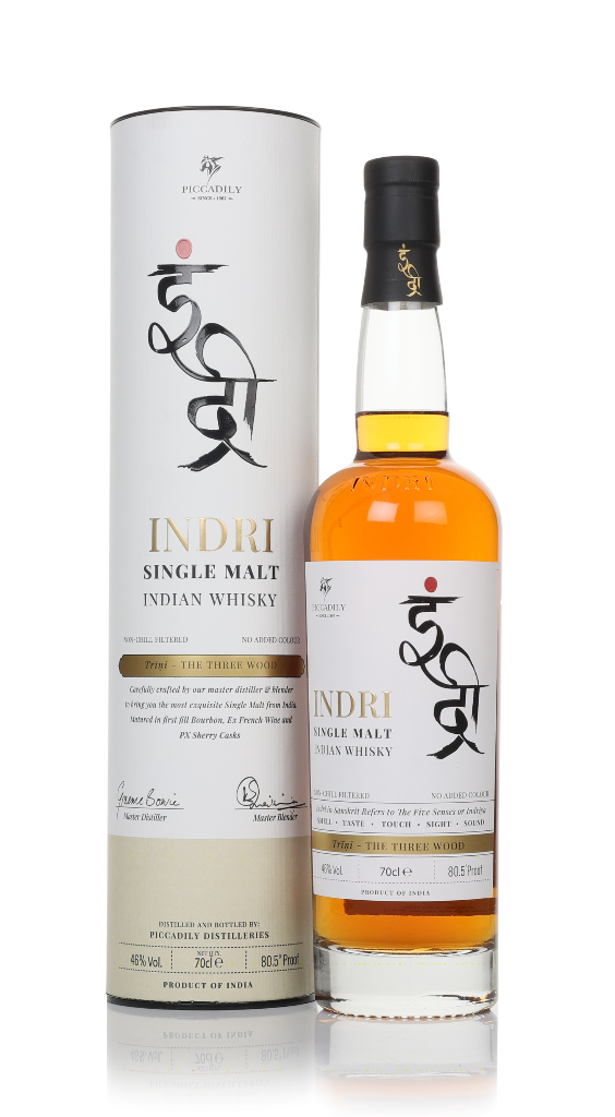 Indri Trini Three Wood Indian Single Malt 70cl product image