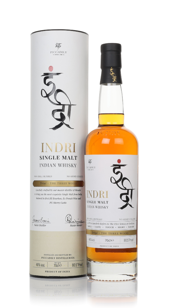 Indri Trini Three Wood Indian Single Malt 70cl product image
