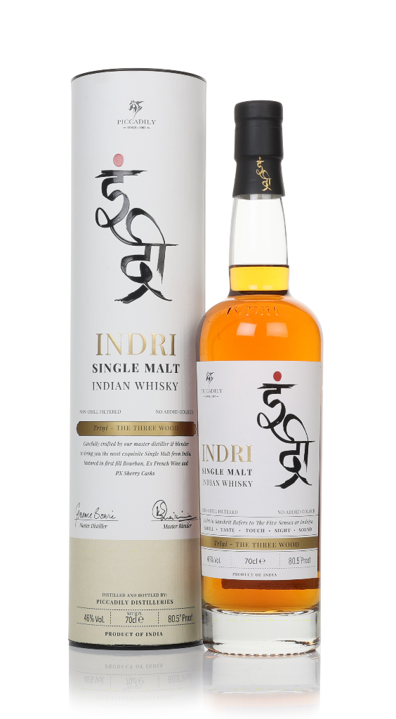 Indri Trini Three Wood Indian Single Malt 70cl product image