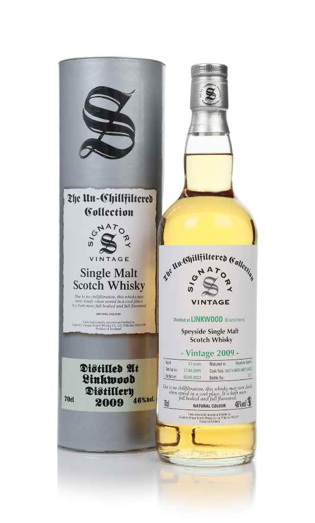 Linkwood 13 Year Old 2009 (casks 34017 & 34018 & 34027 & 34028) - Un-Chillfiltered Collection (Signatory) 70cl product image