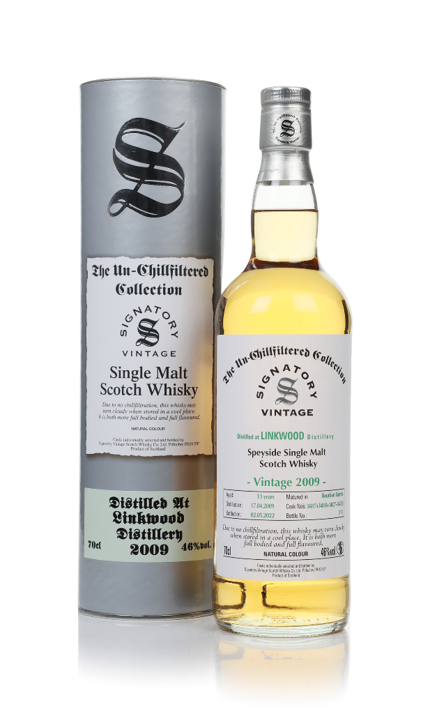 Linkwood 13 Year Old 2009 (casks 34017 & 34018 & 34027 & 34028) - Un-Chillfiltered Collection (Signatory) 70cl product image