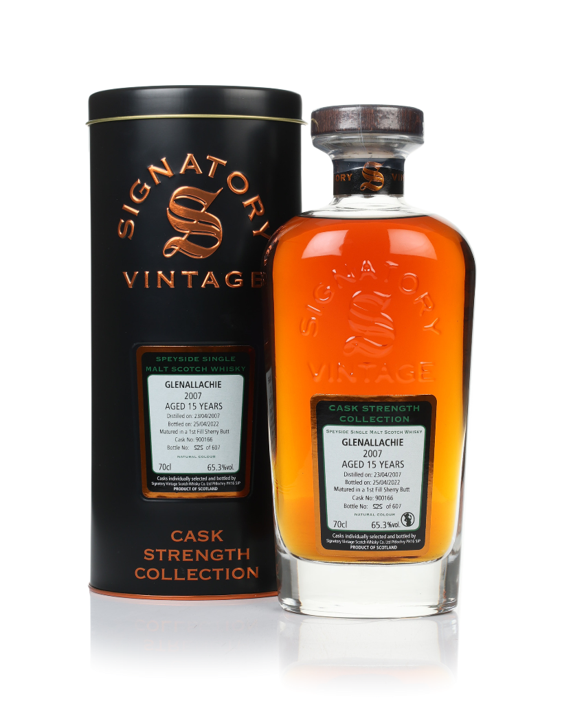 GlenAllachie 15 Year Old 2007 (cask 900166) - Cask Strength Collection (Signatory) 70cl product image