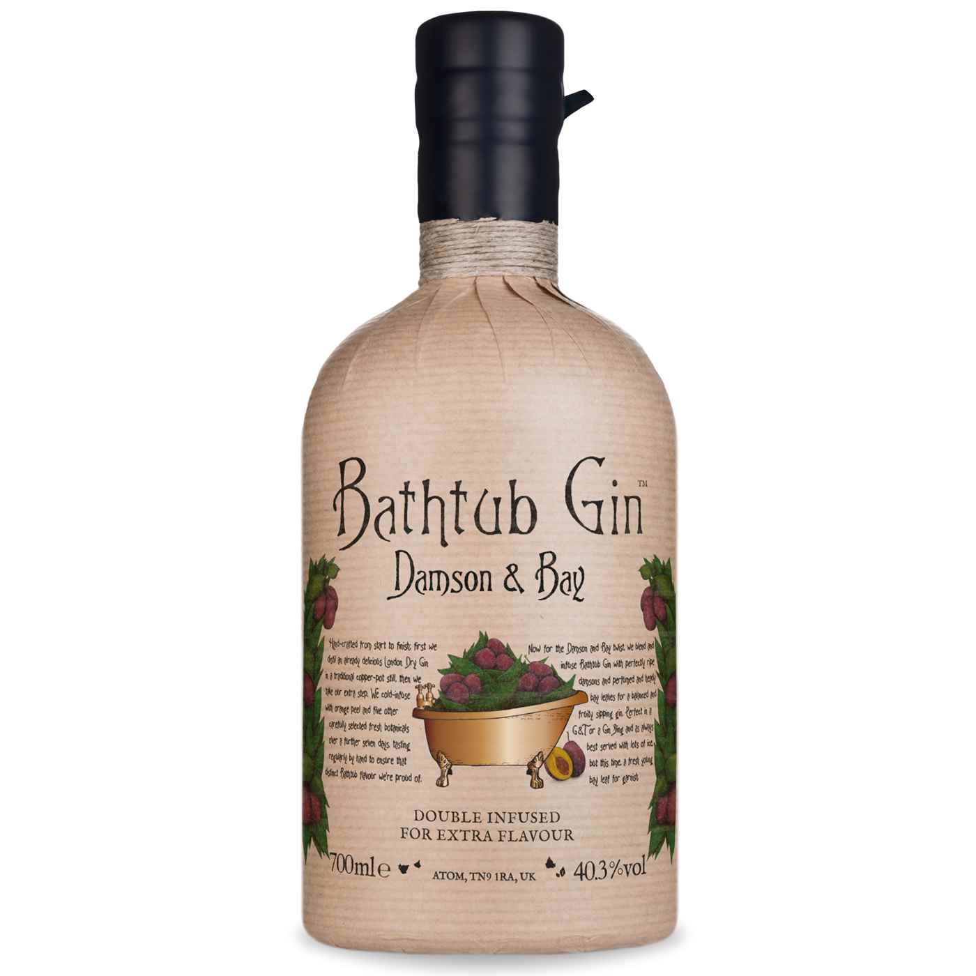 Bathtub Gin - Damson & Bay 70cl product image