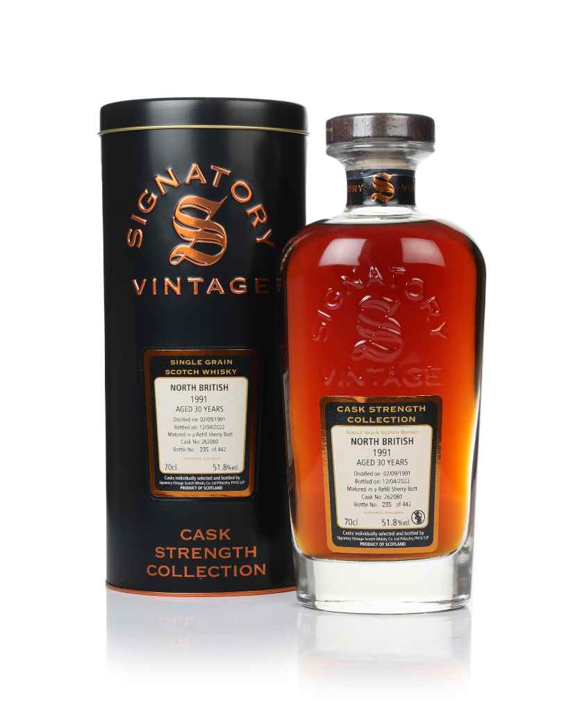North British 30 Year Old 1991 (cask 262080) - Cask Strength Collection (Signatory) 70cl product image