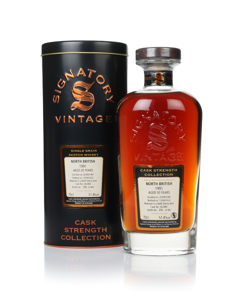 North British 30 Year Old 1991 (cask 262080) - Cask Strength Collection (Signatory) 70cl product image
