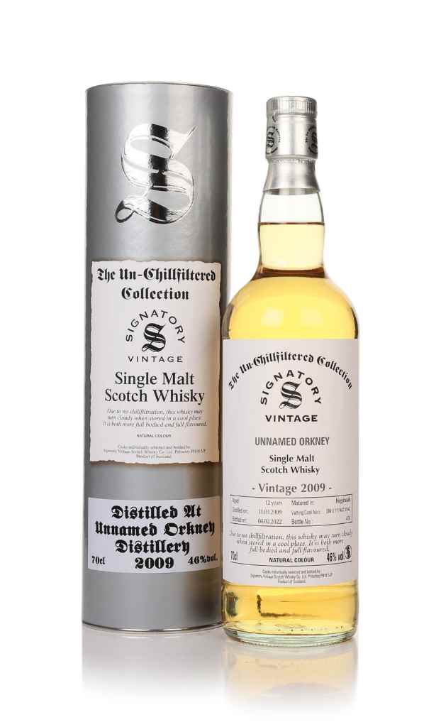 Unnamed Orkney 12 Year Old 2009 (casks DRU17/A67 #1+2) - Un-Chillfiltered Collection (Signatory) 70cl product image
