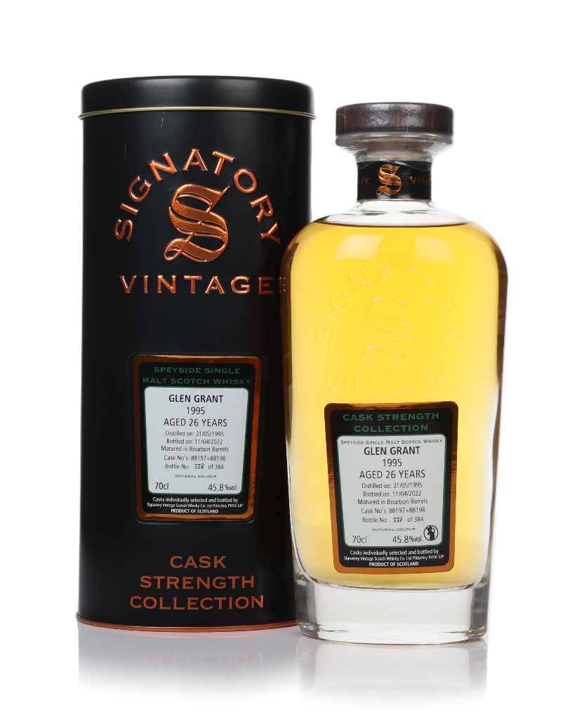 Glen Grant 26 Year Old 1995 (casks 88197 & 88198) - Cask Strength Collection (Signatory) 70cl product image