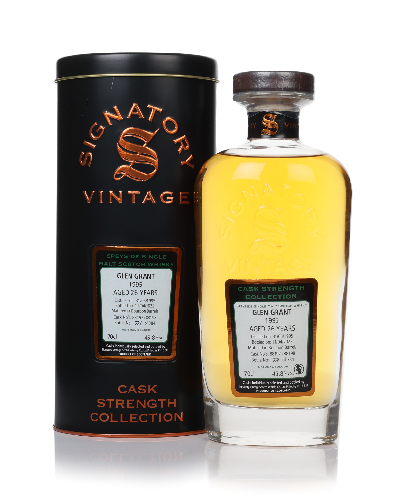 Glen Grant 26 Year Old 1995 (casks 88197 & 88198) - Cask Strength Collection (Signatory) 70cl product image