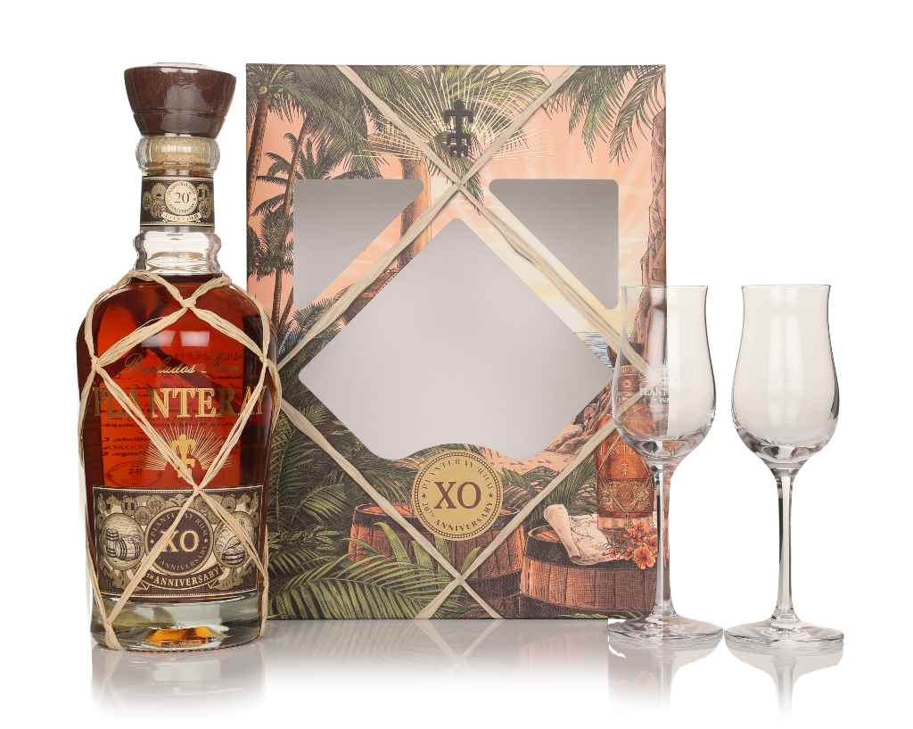 Planteray XO Barbados 20th Anniversary Gift Pack with 2x Glasses 70cl product image