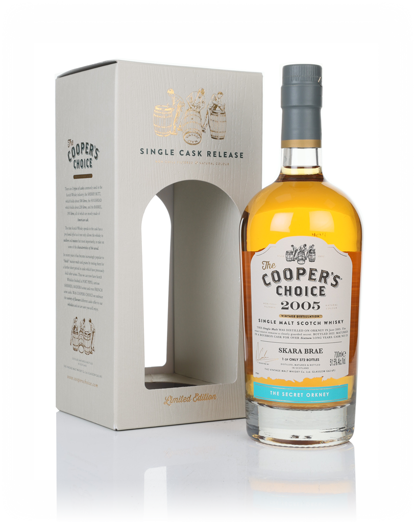 Skara Brae 16 Year Old 2005 (cask 23) - The Cooper's Choice (The Vintage Malt Whisky Co.) 70cl product image