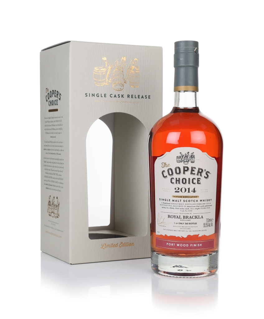 Royal Brackla 8 Year Old 2014 (cask 9599) - The Cooper's Choice (The Vintage Malt Whisky Co.) 70cl product image