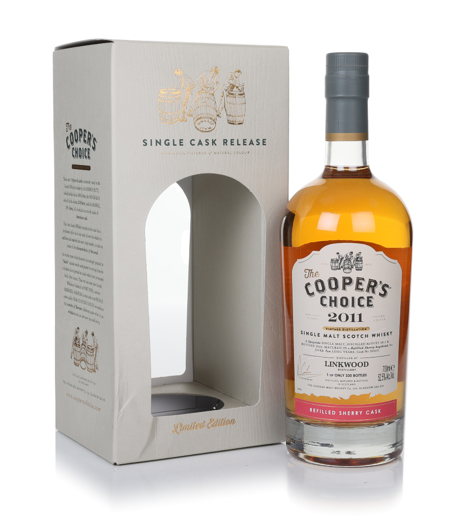 Linkwood 10 Year Old 2011 (cask 303531) - The Cooper's Choice (The Vintage Malt Whisky Co.) 70cl product image