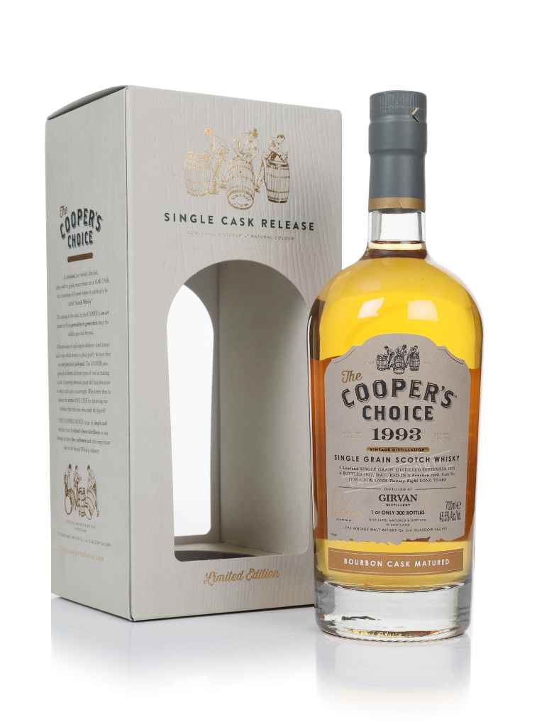 Girvan 28 Year Old 1993 (cask 110054) - The Cooper's Choice (The Vintage Malt Whisky Co.) 70cl product image