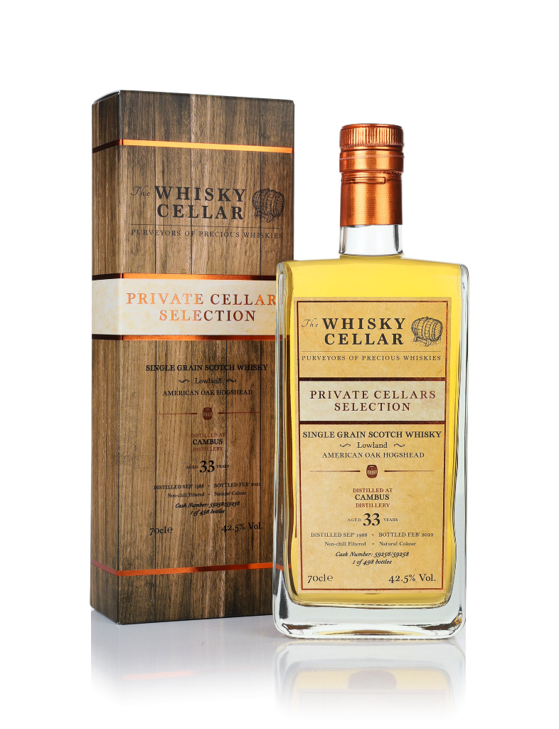 Cambus 33 Year Old 1988 (cask 59256 & 59258) - The Whisky Cellar 70cl product image