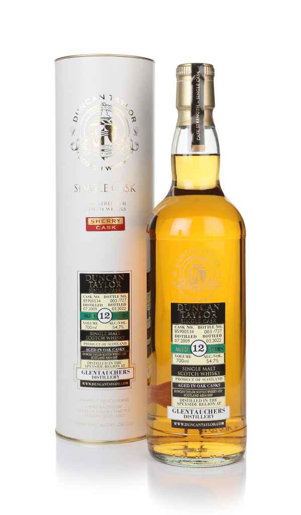 Glentauchers 12 Year Old 2009 (cask 85900534) - Duncan Taylor 70cl product image