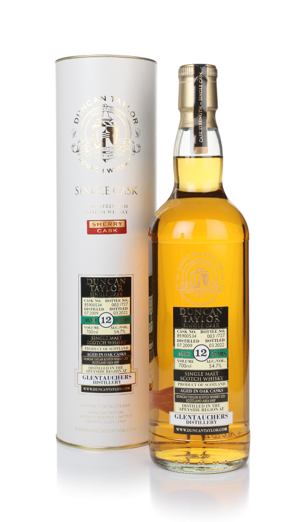 Glentauchers 12 Year Old 2009 (cask 85900534) - Duncan Taylor 70cl product image